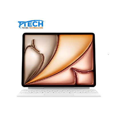 iPad Air 13 pouces M3 (2025) 1To -Apple Magic Keyboard FR Blanc