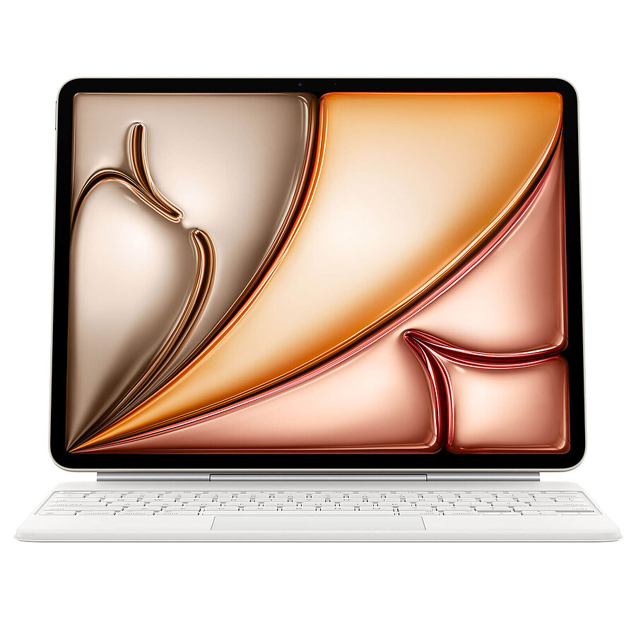 iPad Air 13 pouces M3 (2025) 1To -Apple Magic Keyboard FR Blanc