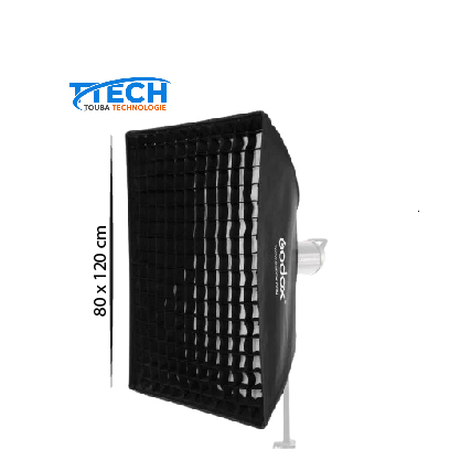 Boîte à lumière Godox SB-FW 80 x 120 cm avec grille (monture Bowen)